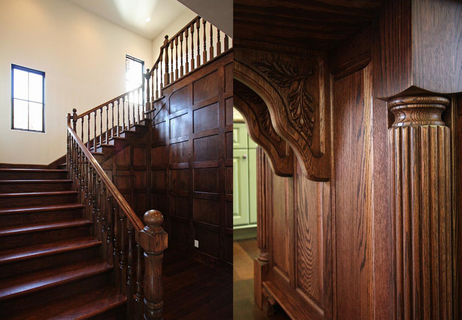 Main Staircase/Cabinet Work
